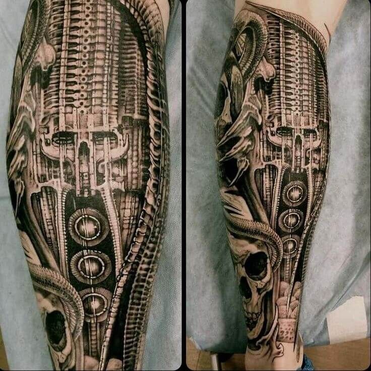 biomechanical tattoos