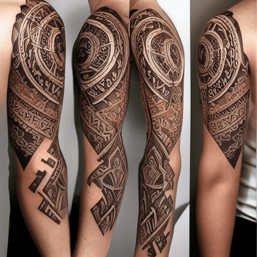 geometrical half sleeve