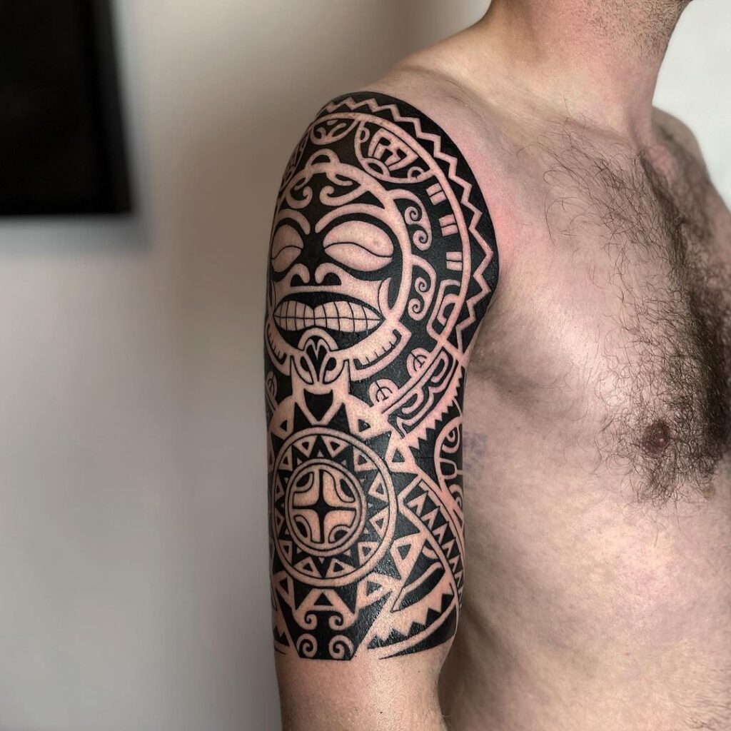 tiki maori tattoo
