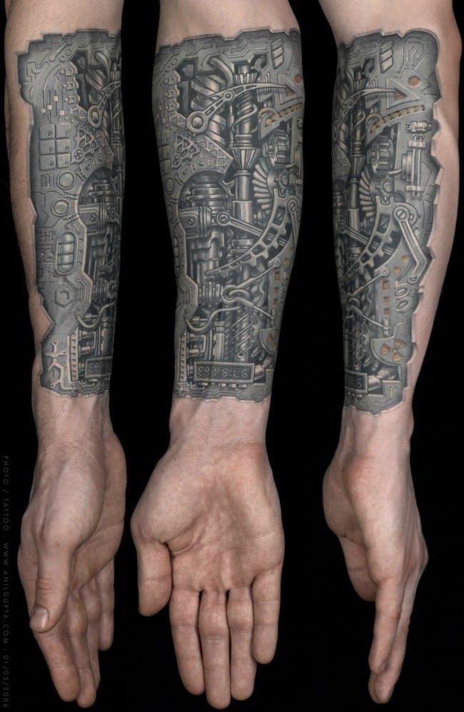 biomechanical sleeve underarm