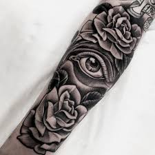 blc an grey sleeve tattoo