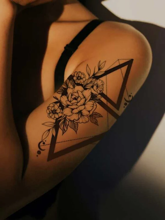 geometric flower