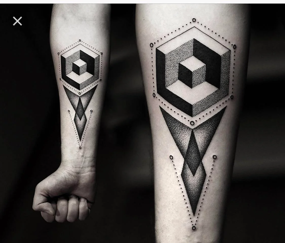 geometric tattoo design