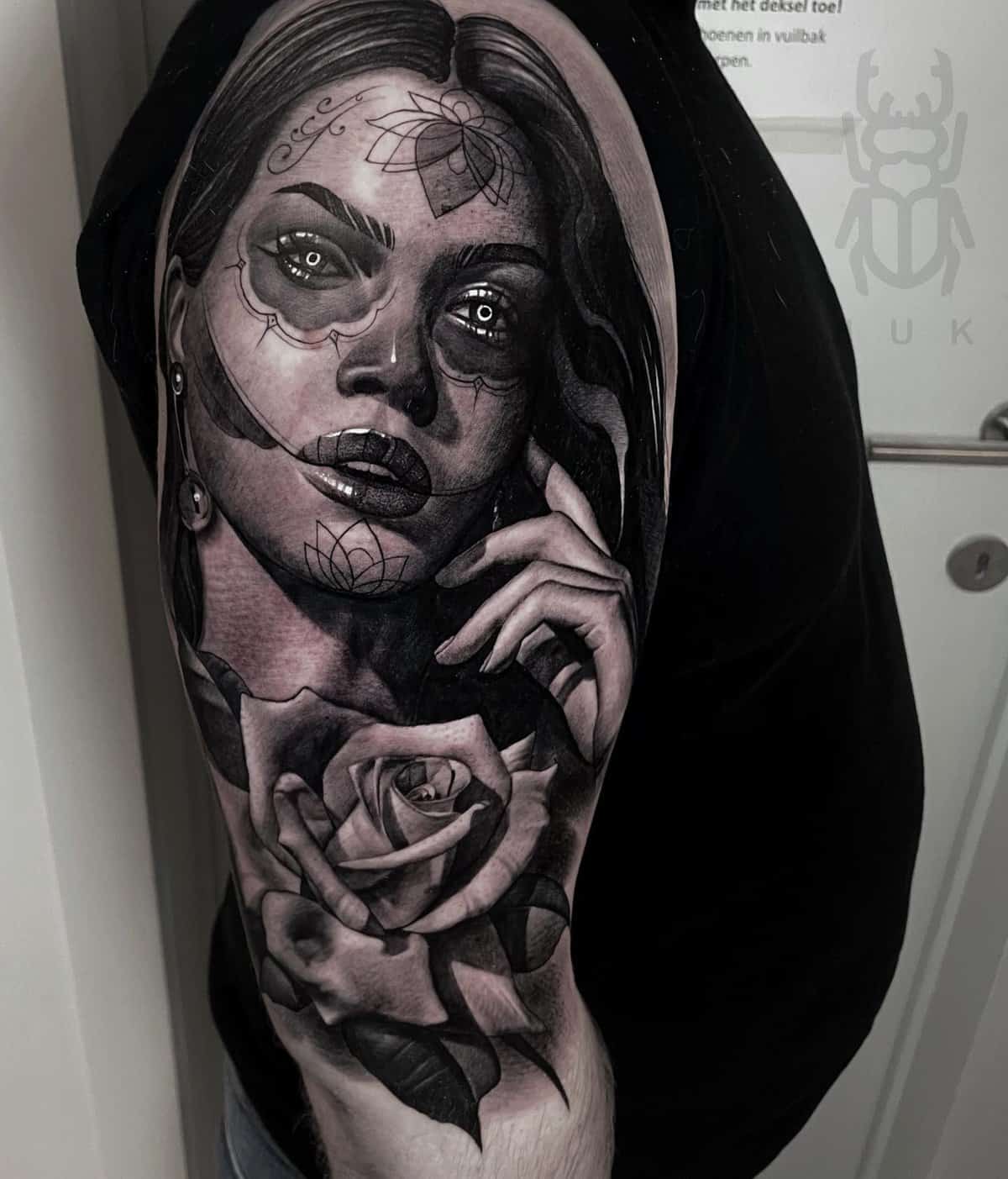 black and grey realism