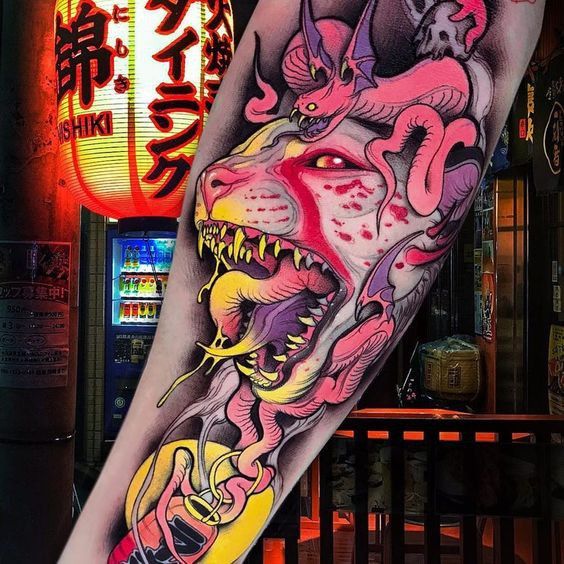 Neo traditional japanese tattoo